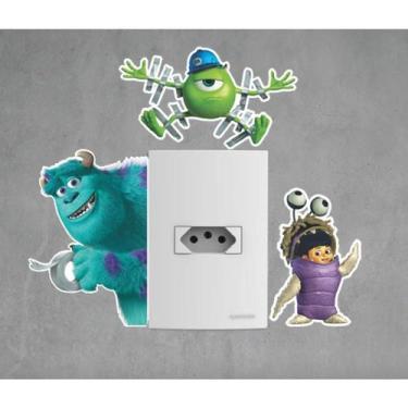Imagem de Adesivo Interruptor Monstros SA - Vinil Decoração - Lojinha Da Luc
