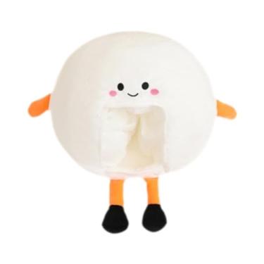 Imagem de Fiocias Chapéu de pelúcia com bola de tênis e capa de cabeça macia de desenho animado para aniversário de Halloween