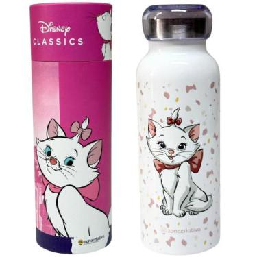 Imagem de Garrafa Térmica Inox 500ML GATINHA MARIE Holográfica - ZC - Zona Criat