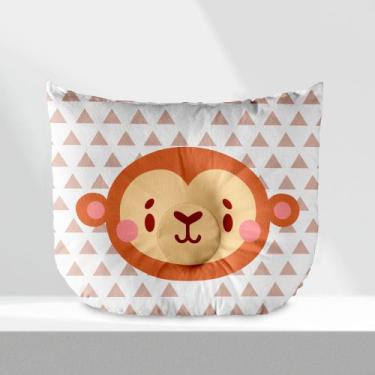 Imagem de Travesseiro para Bebê Anatômico Anti Refluxo Macaquinho - Mega Loja do