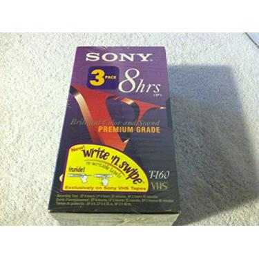 Imagem de Sony T-160vf Premium Grade Vhs 3-pack. 8 Hours (Ep)