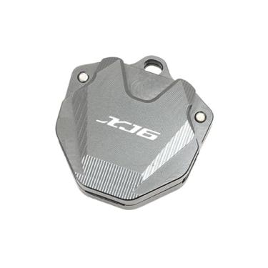 Imagem de jininshengxindianzi Compatible With XJ6 2009-2015 XJ6N XJ6 N DIVERSION CNC Aluminum Key Case Key Cover Cap Motorcycle Accessories With Logo XJ6 2023(Titanium)