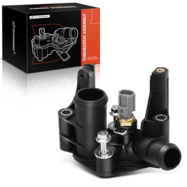 Imagem de A-Premium Conjunto De Alojamento Do Termostato Líquido Arrefecimento Motor Traseiro Com Sensor E Vedação Compatível Ford Fiesta 2011-2019, 1,6 L, Substituição Nº 7M5G8K556Ac, 1301772