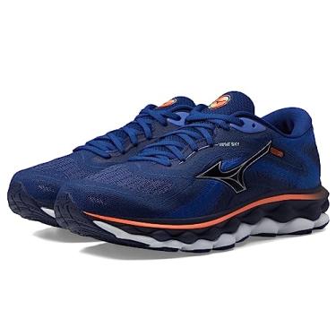 Imagem de Mizuno Tênis de corrida masculino Wave Sky 7, Profundidade azul - prata, 8.5