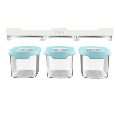 Imagem de Conjunto 3 Potes Com Organizador Cupboardstore 900ml Joseph & Joseph