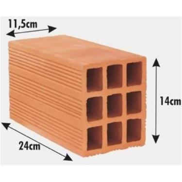 Imagem de Tijolo economico - 11,5 x 14 x 24 - GERAL