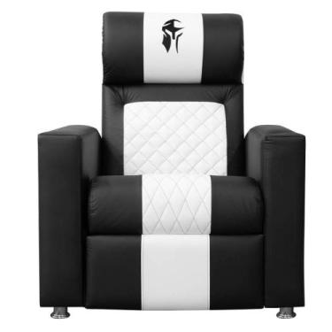 Imagem de Poltrona Gamer Sparta Reclinável com Carregador USB Preto/Branco - SOF