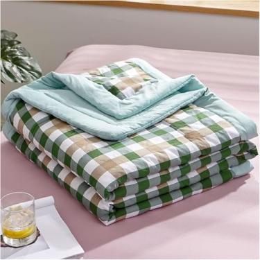 Imagem de Colcha Queen Size Para Todas As Estações Macia Acolchoada Edredom Alternativo Edredom Reversível, Cobertor Reversível Quente E Fofo De Verão Para O Verão, G, 200x230cm