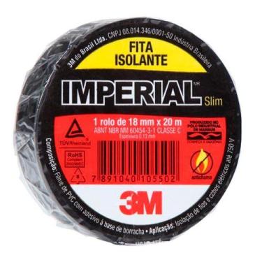 Imagem de Fita Isolante 3M Imperial Slim 18X20 Metros - Pc / 10
