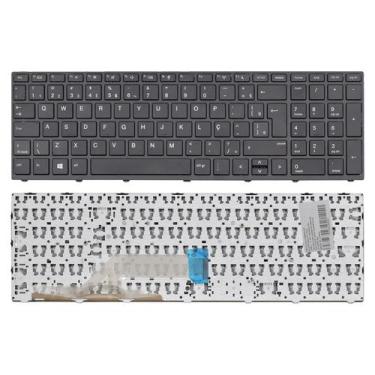Imagem de Teclado para Notebook bringIT compatível com HP ProBook 450 G5 ABNT2, 