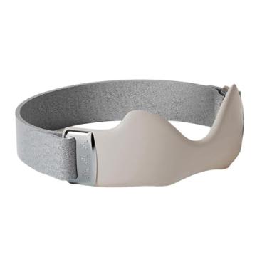 Imagem de MotiveTech Suporte patelar de silicone 3D, cinta de fitness para patela, treino, estabilizador esportivo, joelheira para futebol, tênis e basquete, Cinza