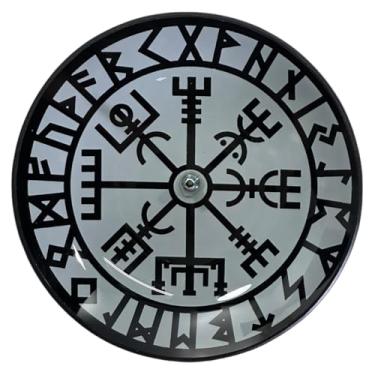 Imagem de Incensário Vareta Redondo Porta Incenso Vidro Zodíaco Runas (Runas)