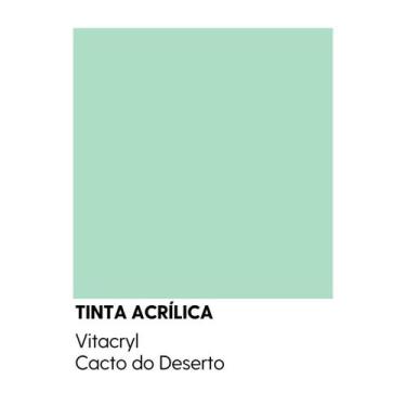 Imagem de Tinta Emborrachada Acetinada Verdes - Vitacryl, Cacto do Deserto, 3,6 