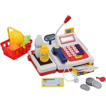 Imagem de Brinquedo Caixa Registradora Encantada Infantil com Acessórios Luz E S