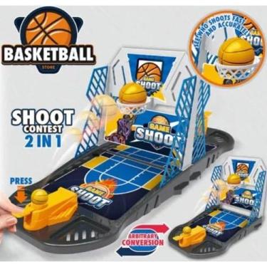 Imagem de Brinquedo Jogo Mini Basquete De Mesa Infantil 2 Em 1 - Altomex