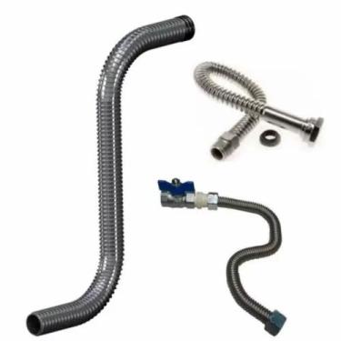 Imagem de Kit Instalação Inox Flexível Sauna 2 Polegada 15/18/24/27KW - Sodramar