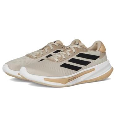 Imagem de adidas Tênis de corrida unissex infantil Supernova Step (criança grande), Wonder Bege/Preto/Arenito Quente, 21