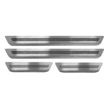 Imagem de Soleira curvada aço inox compatível com Byd Dolphin (Todos)