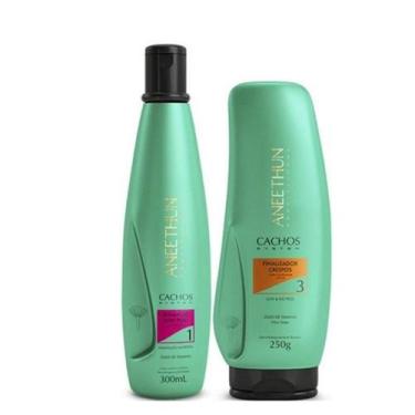 Imagem de Aneethun Cachos Shampoo 300ml + Finalizador Crespos 250g