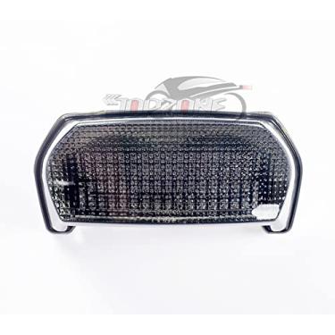 Imagem de Compatível com KAWASAKI 1996-2003 Ninjia ZX-7R / ZX750-P; lanterna traseira de LED, luz traseira de freio + indicadores de seta integrados
