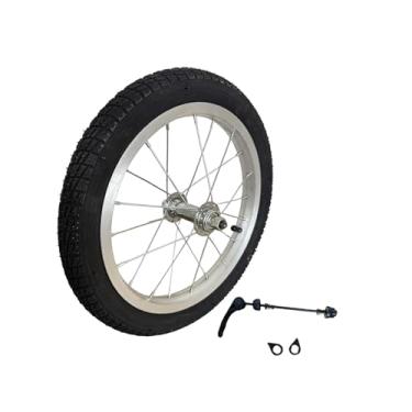 Imagem de simhoa Roda de Reboque de 12 Polegadas para Crianças, Rodas de Suporte para Ciclismo, ótima Tração, Resistente E Baixa