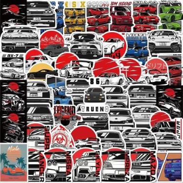 Imagem de Adesivos De Carros De Corrida Para Crianças 10 30 50pcs Decalques De C