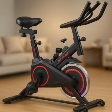 Imagem de Bicicleta Ergométrica Spinning Silenciosa – Bike Fitness para Academia ou Casa com Monitor Ajustável