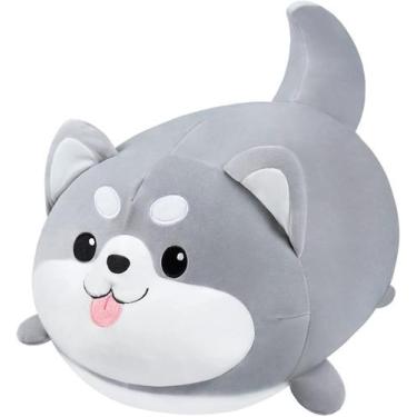 Imagem de Almofada de pelúcia Husky, travesseiro de anime gordinho Huskies, anim