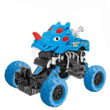 Imagem de Dinossauro Pull Back Carros Brinquedos Colorido Dinosaur Car Toy Mini 
