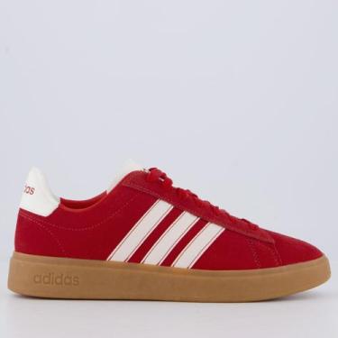 Imagem de Tênis Adidas Grand Court 2.0 Vermelho Feminino, 36