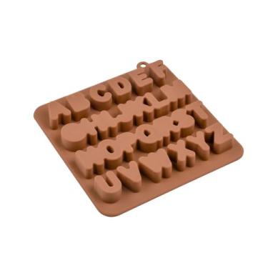 Imagem de Molde Forma Silicone SilverChef Confeitaria ABCedário