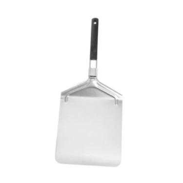 Imagem de Bothyi Pá dobrável para pizza, alça dobrável, versátil, portátil, fácil de armazenar, espátula para pizza, omelete, panqueca, pão, ovo, hambúrguer, 24cm