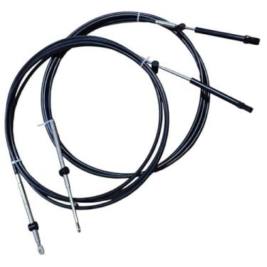 Imagem de LDCRE Cabos de controle remoto de 4,3 m para barco CC17914-600A Gen I - Compatível com Mercury, MerCruiser, Mariner (data de 1965), Force Outboard (data de 1993) - 2 peças