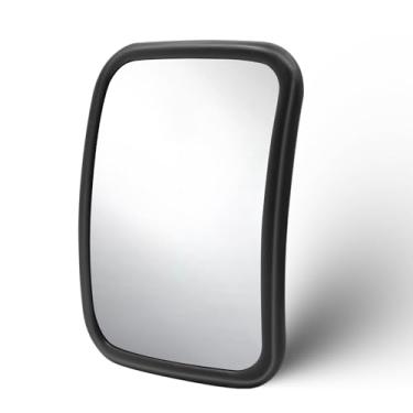 Imagem de jose2015 2 peças espelhos retrovisores laterais de trator 21,5 x 16,3 cm, espelhos retrovisores de trator universais para caminhões, trailers, ônibus escolares e trailers