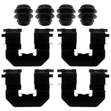 Imagem de ACDelco Kit retentor de pastilhas de freio a disco traseiro profissional 18K18065X com retentores e vedações