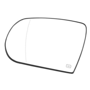 Imagem de KACEPAR Vidro retrovisor com placa de suporte aquecida, substituição de vidro do espelho aquecido do lado do passageiro, 2014-2020, compatível com Jeep Cherokee 2.0L L4 2.4L L4 3.2L V6 Compass 2.4L