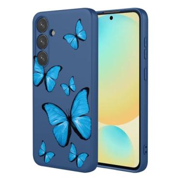 Imagem de KOARWVC Capa de telefone para Galaxy S24 FE, capa para Samsung S24 FE SM-S721U1 capa fofa com estampa de borboleta design fino protetor macio TPU bumper capa de telefone para Samsung Galaxy S24 FE