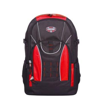 Imagem de Mochila Grande Motoqueiro Camping Karona KAR5032M Vermelho
