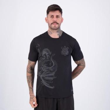 Imagem de Camisa Corinthians São Jorge I Preta - Coimbra, GG
