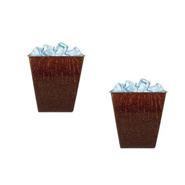 Imagem de Kit 2 Balde Gelo Fibra Coco Green 2,6L