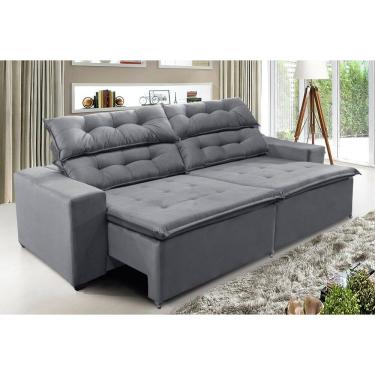 Imagem de Sofá Concepit 200cm Retrátil Reclinável  com Molas espirais - WS estofados