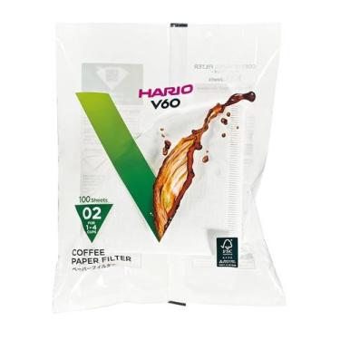 Imagem de Filtro Branco Para Coador Hario V60-02 - 200 Un