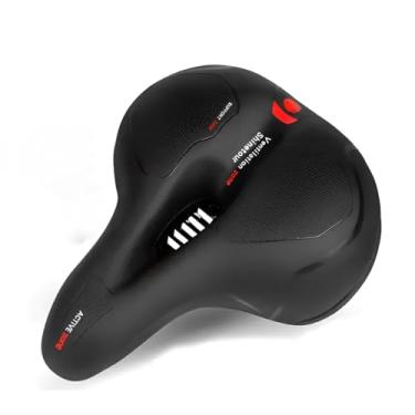 Imagem de JustGoFit Selim De Bicicleta Ergonômico Vazado – Banco Largo Antiderrapante Com Alívio De Pressão Para MTB, Urbano E Spinning