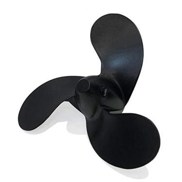 Imagem de Hélice de liga de alumínio para barco F6 para Tohatsu Nissan 2.5HP 3.5HP /Mercury 3.3HP 48-815084A02/Evinrude Johnson OMC BRP 0766539 309-64107-0 309641070M 309-W64107-0 309W6 41070M 309B641070