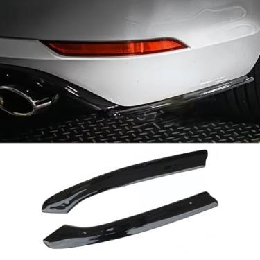 Imagem de Spoiler difusor divisor de para-choque traseiro de carro compatível com GOLF 7.5 GTI R protetor de para-choque acessórios de acabamento de canto Tunning