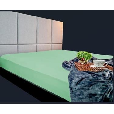 Imagem de Capa de Colchão QUEEN Malha 100% Algodão Fio 30/1 PERTUTTI 80g, com Zíper, Toque Macio e Suave, Respirável e Antialérgica, Protege e Conserva o Colchão 158X198X30cm – CAMITALIA