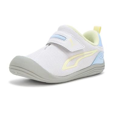 Imagem de PUMA Tênis infantil unissex com gancho e laço, Pena cinza-dourado lua-haute Tropic Ah25, 21