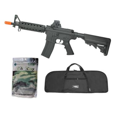 Imagem de Rifle Airsoft Vg M4ris-cqb 8907 Spring 6mm + Kit