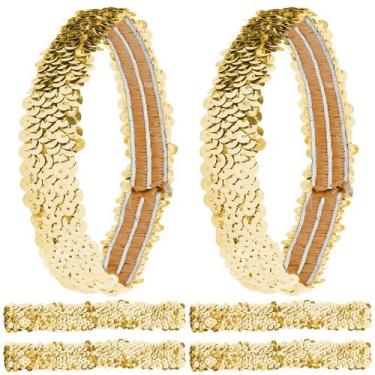 Imagem de Bandana GORGECRAFT Sequin Elastic Glow Stretch para meninas