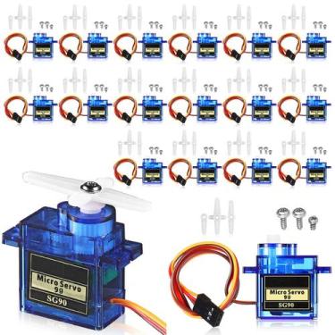 Imagem de Micro servomotores Hanaive SG90 9g 16 unidades para robô RC